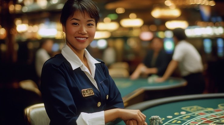 Antarmuka permainan Bandar Poker di aplikasi mobile duogaming